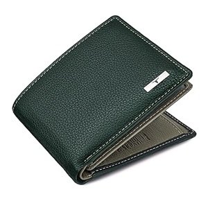 URBAN FOREST Green Leather Wallet
